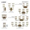 Livex Lighting Grammercy 2 - Light Wall Light in  Hand Painted Palacial Bronze - 2 of 4