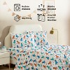 HLC.ME Printed Kids Bed Sheets Set - Wrinkle Resistant & Ultra Soft - Fits Mattresses up to 15 Inches Deep - 4 of 4