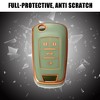 Unique Bargains 4 Buttons TPU Smart Keyless Entry Remote Control Key Fob Case for Buick Green - 4 of 4