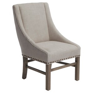 James Natural Fabric Dining Chair - Beige - Christopher Knight Home