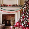Unique Bargains Party Decorative Polyester Yarn Pom Pom Ball Garlands 4 Pcs - 4 of 4