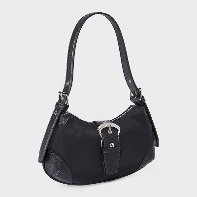 Wild Fable Curved Buckle Shoulder Bag - Wild Fable™ Black — фото 3