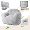 Large Bean Bag Chair for Kids Adults, Living Room Furniture Beanbag Couch Sofa, Soft Fluffy Faux Fur Bean Bag Lazy Sofa for Gaming Reading - 3 of 4