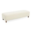 NicBex Modern 60.25" Rectangle Bench with Wood Frame for Bedroom and Entryway - 4 of 4