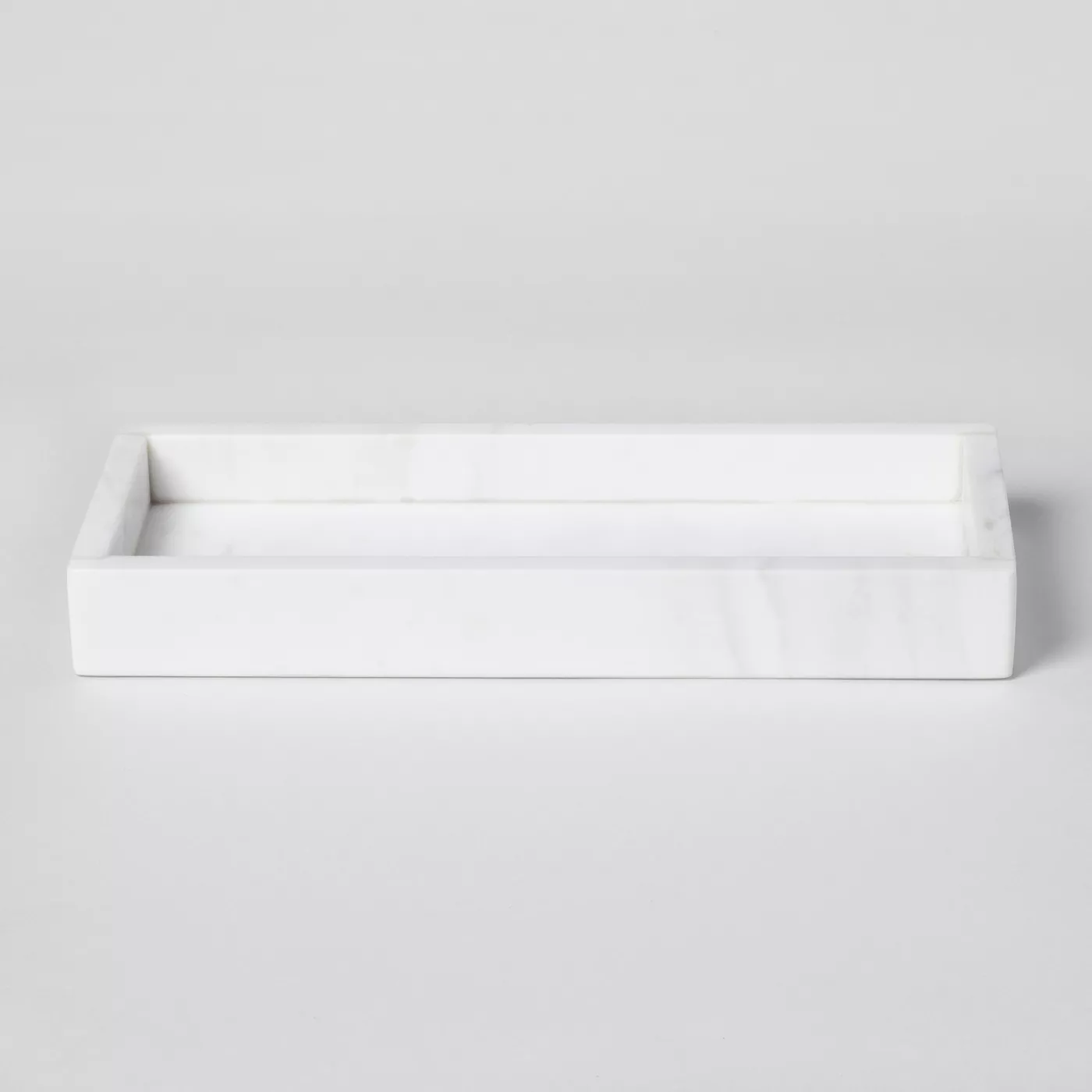Small Rectangle Serving Tray Marble White - Thresholdâ„¢ - image 2 of 2