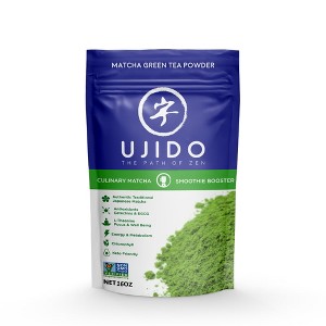 Ujido Culinary Matcha Smoothie Booster, 16 oz. – Japanese Culinary Grade Matcha Green Tea Powder - 1 of 3