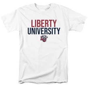 Men's Liberty University Official Stacked T-Shirt - 1 of 4