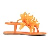 New York & Company Big Flower Women's T-Strap Sandal - 2 of 4