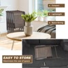 Aoodor Patio Folding Chairs 4-Pack Portable Dining Chairs Outdoor Textilene Sling Chairs for Camping,  Pool, Backyard - 4 of 4