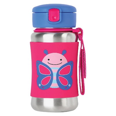 Skip Hop Toddler Sippy Cup with Straw, Zoo Straw Bottle, Monkey