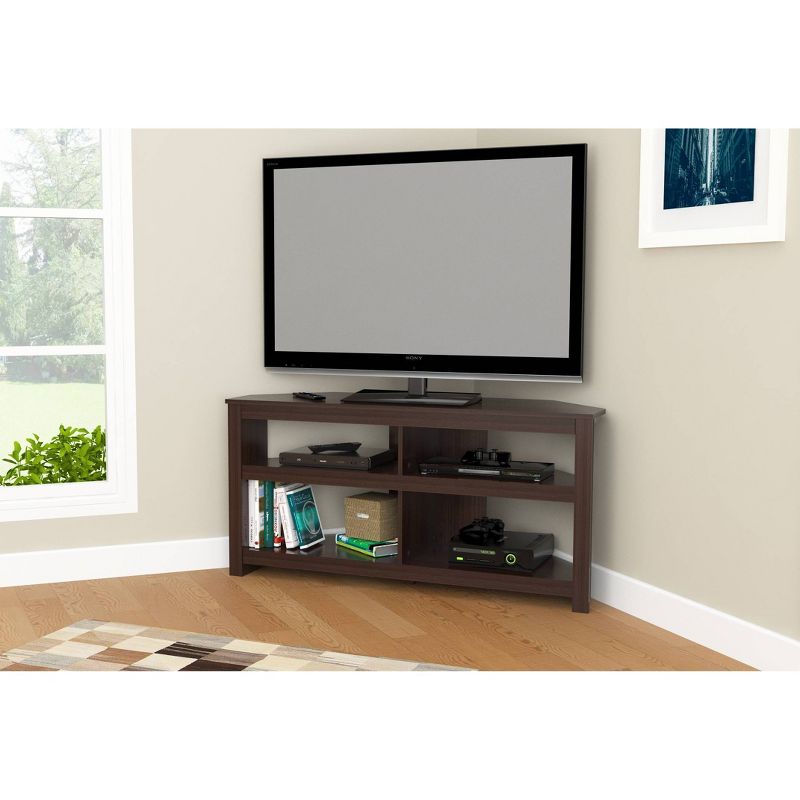 Corner TV Stand for TVs up to 60&#34; Espresso - Inval, 2 of 9