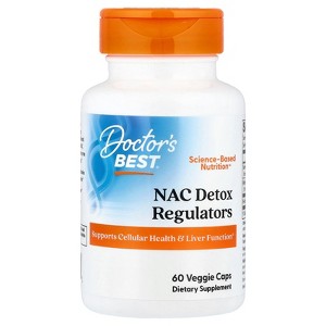Doctor's Best NAC Detox Regulators, 60 Veggie Caps - 1 of 3