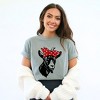 Simply Sage Market Women's Goat and Bandana Short Sleeve Garment Dyed Tee - 2 of 4