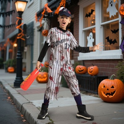 Joyfy Kids' Halloween Costume Zombie Costume for Boys Kids Halloween Dress Up Cosplay Party