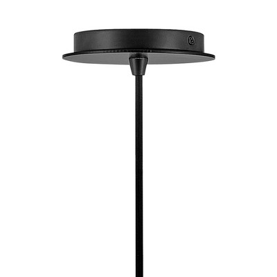 Bobbie Mid-Century Lacquered Brass and Black 1-Light Pendant