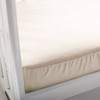 Naturepedic Organic Cotton Mattress Protector for Crib - 4 of 4