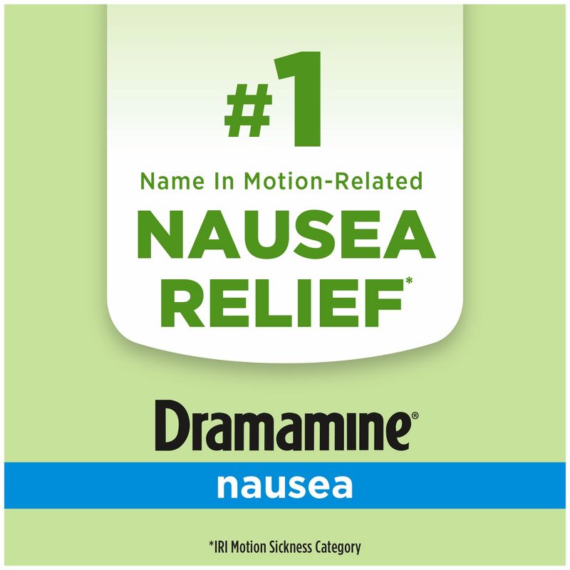 Dramamine-N Long Lasting Nausea Relief Tablets for Nausea, Dizziness &#38; Vomiting - 10ct, 6 of 8