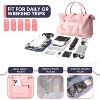 Travel bag, weekend travel bag,men's and women's small fitness bags,overnight luggage bag with pull rod cover,travel essentials - 3 of 4