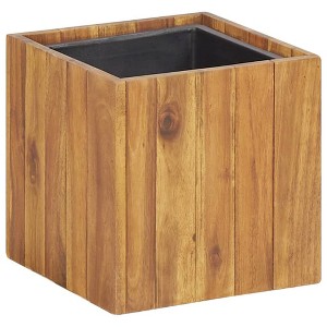 vidaXL Garden Raised Bed Flower Pot Plant Box Outdoor Solid Acacia Wood - 1 of 4