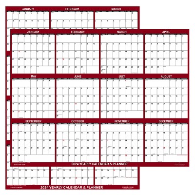 2024 Wall Calendar Designer Metal 24″ x 36″ SwiftGlimpse