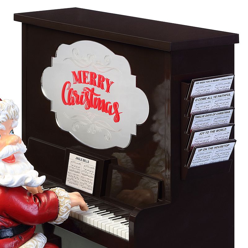 Mr. Christmas Sing-A-Long Santa Musical Interactive Santa Claus Christmas Decoration, 6 of 9