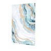 (Set of 3) 18" x 24" Crystal Agate Hand Embellished Wall Canvas Set Gold - Tyler & Finn: Modern Polystyrene Decor, Vertical Orientation - 3 of 4