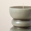 Spindle Figural Sculpted Pillar Candle Green - Hearth & Hand™ with Magnolia - 3 of 4
