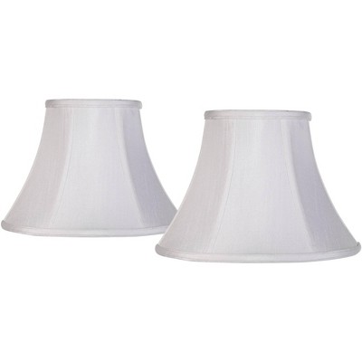 Imperial Shade Set Of 2 Round Bell Lamp Shades Cream Small 4.5" Top X 9 ...