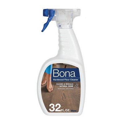 Bona Cleaning Products Wood Cleaner Spray + Mop Multi Purpose Floor Cleaner - Unscented