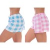 Just Love Womens Pajama Shorts  Soft Cotton Lounge Sleep Shorts with Drawstring Waist - 2 of 3