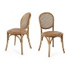Dexmalle Set of 2 Dining Chiars with Rattan Surface - 4 of 4