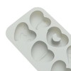 Unique Bargains Candy Moulds 6-Cavity Heart Shape Variations Candy Mould Hand Wash 6.93"x4.06"x0.98" 1 Pc - 4 of 4