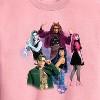 Girls' - Monster High - Character Group Graphic Long Sleeve Fleece Sweatshirt - 2 of 4
