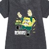- SpongeBob SquarePants - Bikini Bottom Beware Graphic Short Sleeve Fleece Dress - 2 of 4