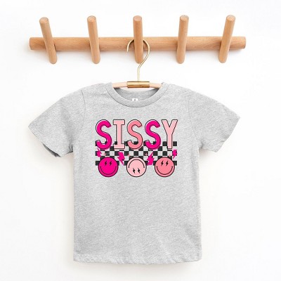 The Juniper Shop Sissy Checkered Toddler Short Sleeve Tee