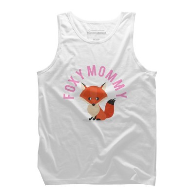 Men's Design By Humans Foxy Mommy By Cypryanus Tank Top