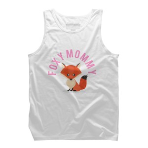 Men's Design By Humans Foxy Mommy By Cypryanus Tank Top - 1 of 2