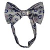 Men's Paisley Design 2.75 W And 4.75 L Inch Pre-Tied adjustable Bow Tie - 2 of 3