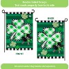 Evergreen Check Clover Garden Applique Flag- 12.5 x 18 Inches Outdoor Decor for Homes and Gardens - 4 of 4