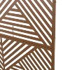 Vynxaria 76" Metal Privacy Screen - Freestanding Decorative Divider for Indoor & Outdoor Use - 3 of 4