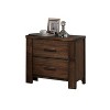 NicBex Nightstand with Drawers,Side Table with Wood Tapered Legs and Finish,Modern Bedside Table for Bedroom,Living Room - 2 of 4