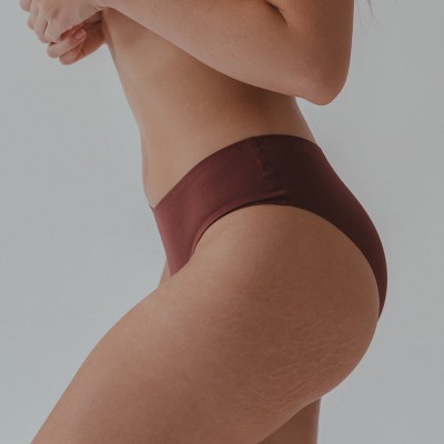 Wherewithal Women's EveryWhere Seamless Cheeky Brief Brown