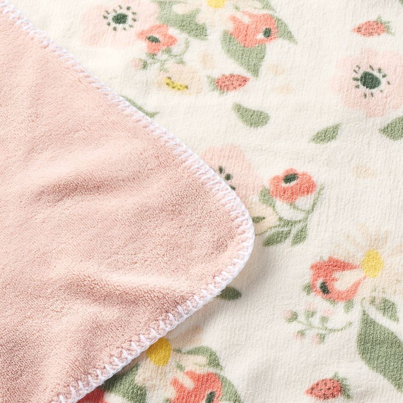 Plush Baby Blanket - Floral - Cloud Island&#8482;, 4 of 6