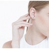 Slickblue Women's Small Sterling Silver Stud Earrings, Shamrock Design, Irish Symbolic Accessory - 2 of 4