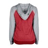 MLB Arizona Diamondbacks Women's Lightweight Bi-Blend Hooded Sweatshirt - 2 of 4