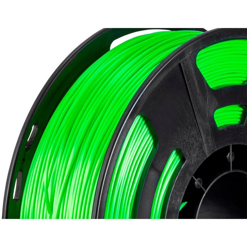 Monoprice Hi-Gloss 3D Printer Filament PLA 1.75mm - 1kg/spool - Green, Works With All PLA Compatible 3D Printers, 5 of 6