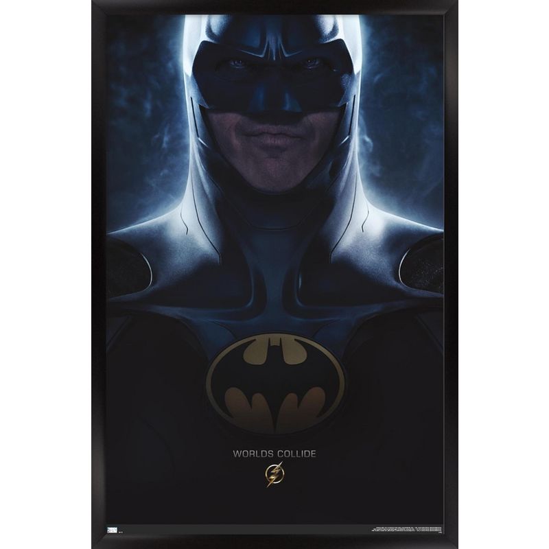 Trends International DC Comics Movie The Flash - Batman One Sheet Framed Wall Poster Prints, 1 of 7