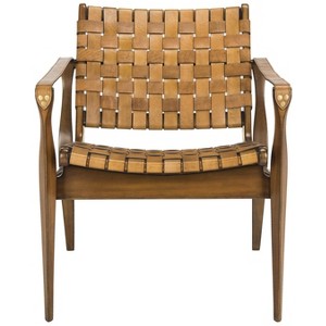 Dilan Safari Chair - SFV9005 - Safavieh Couture - 1 of 4