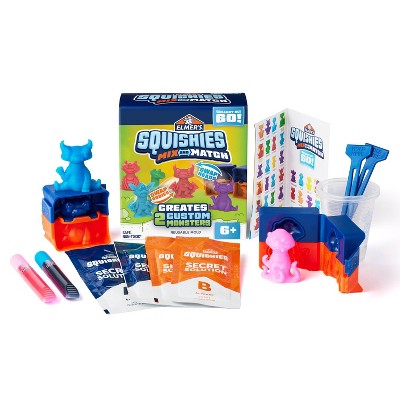 Elmer's 2ct Squishies Monster Mix n' Match: Creativity Toys for Kids Activities, Ages 6+, No Choking Hazard