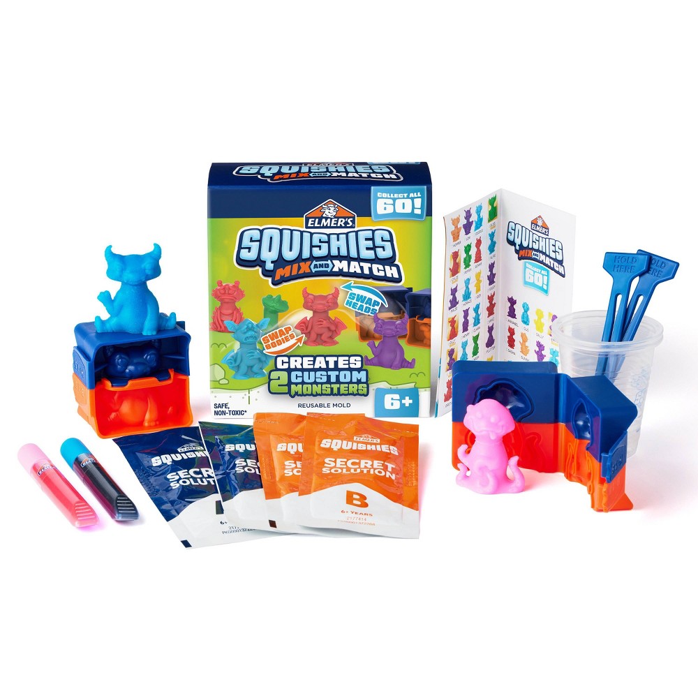 Elmer's 2ct Squishies Monster Mix n' Match